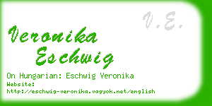 veronika eschwig business card